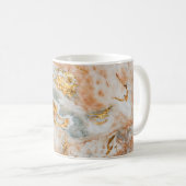 Mug Marbre tendance cool touche or (Devant droit)