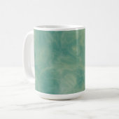 Mug marbre vert abstrait (Devant gauche)