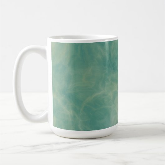 Mug marbre vert abstrait (Gauche)