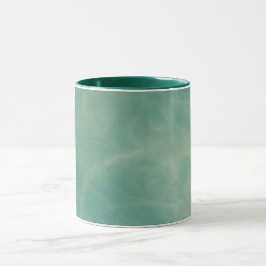 Mug marbre vert abstrait (Centre)
