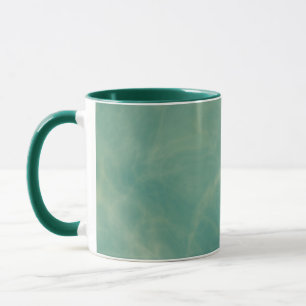 Mug marbre vert abstrait