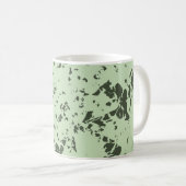 Mug Marbre vert Abstrait avec éclaboussures de peintur (Devant droit)