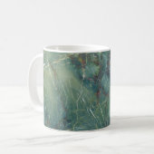 Mug Marbre vert de Malachite Texture détaillée (Devant gauche)