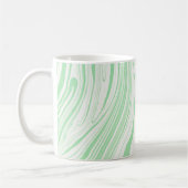 Mug Marbre Vert Fissures Marbré Lignes (Gauche)