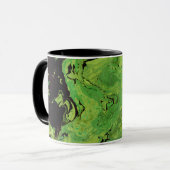 Mug Marbre vert noir (Devant gauche)