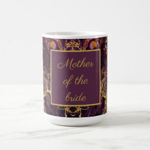 Mug Marbre Violet Luxueux de Prune