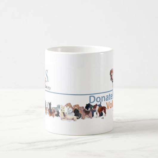 Mug Marchandise de logo de PUPs (Centre)