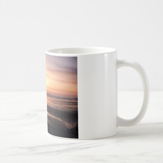 Mug Marchandises de coucher du soleil (Droite)
