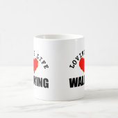 Mug Marche affectueuse de la vie (Centre)