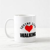 Mug Marche affectueuse de la vie (Gauche)
