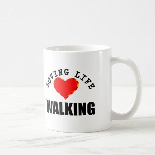 Mug Marche affectueuse de la vie (Droite)