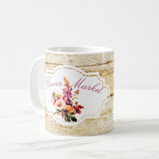 Mug Marché aux fleurs (Devant gauche)