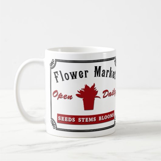 Mug Marché aux fleurs (Gauche)