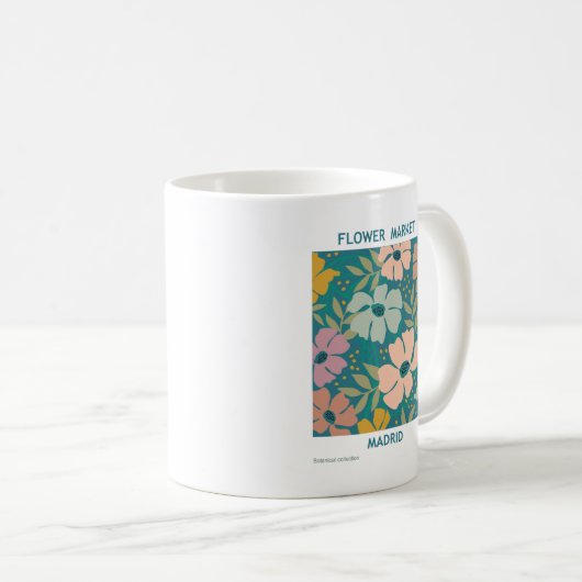 Mug Marché aux fleurs Madrid Imprimer (Devant droit)