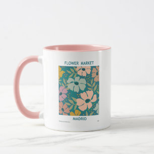 Mug Marché aux fleurs Madrid Imprimer
