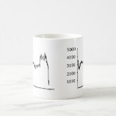 Mug Marché boursier - récession (Centre)