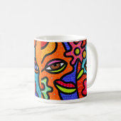 Mug "Marché de fleur " (Devant droit)