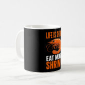 Mug Marché de fruits de mer pêche crevettes (Devant gauche)