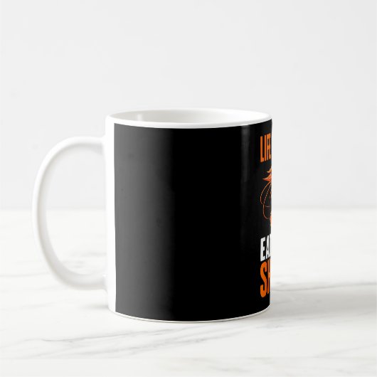 Mug Marché de fruits de mer pêche crevettes (Gauche)