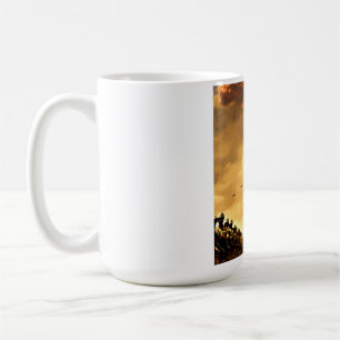 Mug Marche de guerrier - T-shirt graphique Puissance e