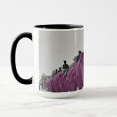 Mug Marche de l'éléphant violet 1920's Circus Parade (Gauche)