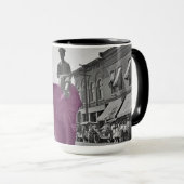 Mug Marche de l'éléphant violet 1920's Circus Parade (Devant droit)