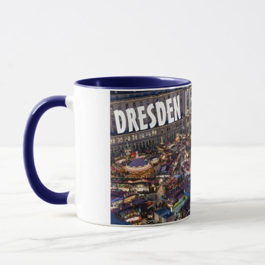 Mug Marché de Noël de Dresde (Gauche)