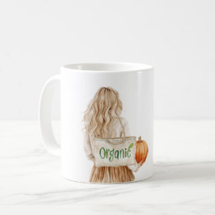 Mug Marché de producteurs bio Fille Blonde