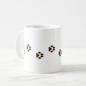 Mug Marche Empreintes de pattes Canine Tracks (Devant gauche)
