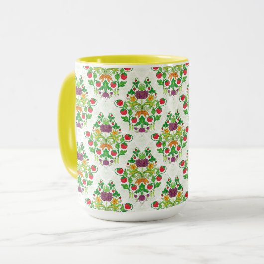 Mug Marché Fraîche Damas (Devant gauche)