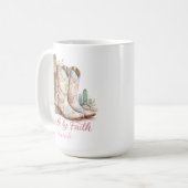 Mug Marche Par La Foi Personnalisé (Devant gauche)