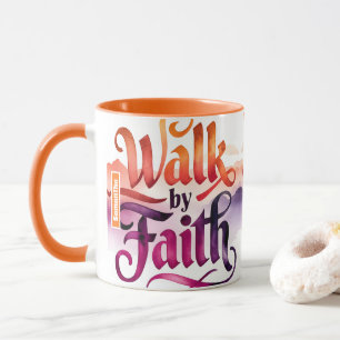 Mug Marche personnalisée par la foi chrétienne