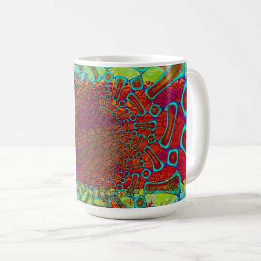 Mug Marche' Sur Sun Shine Psychedelic 3D (Devant droit)