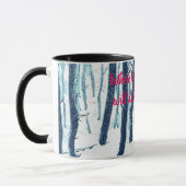 Mug Marcher À Travers La Forêt De Neige (Gauche)