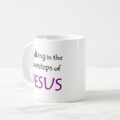 Mug marcher avec jésus (Devant gauche)