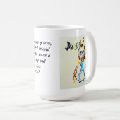 Mug Marcher avec le jésus (Devant droit)