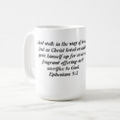 Mug Marcher avec le jésus (Devant gauche)