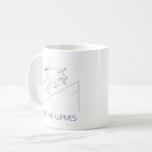 Mug Marcher la boue des vagues (Devant gauche)