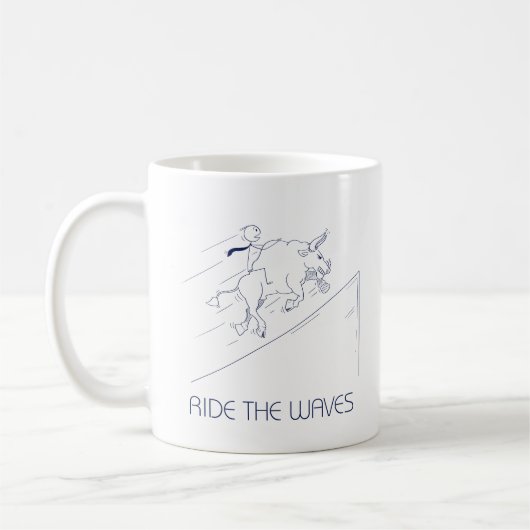 Mug Marcher la boue des vagues (Gauche)