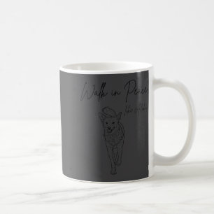 Mug Marcher pour la paix comme Aloka Dog Minimalist Ze
