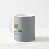 Mug Marcher Sur Bulldozer Drôle Hommes Femmes De Const (Devant gauche)