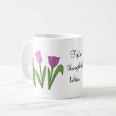 Mug Marcher sur la pointe des pieds à travers les tuli (Devant gauche)