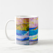 Mug marcher sur l'art de la plage (Gauche)