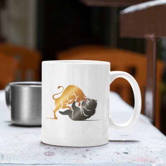 Mug Marchés Stocks Bull et Ours sur mesure