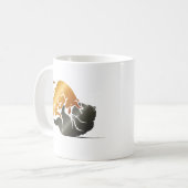 Mug Marchés Stocks Bull et Ours sur mesure (Devant gauche)
