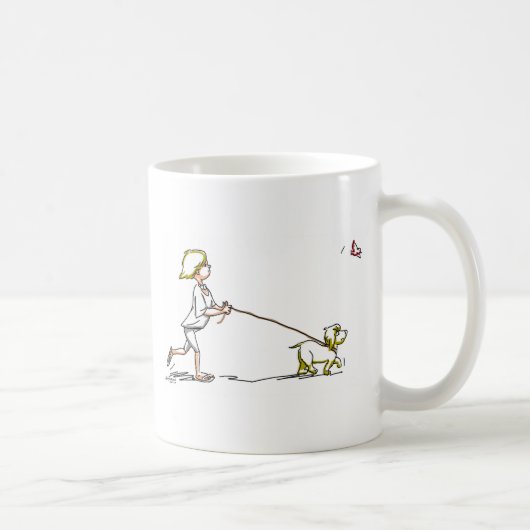 Mug Marcheur de chien (Droite)