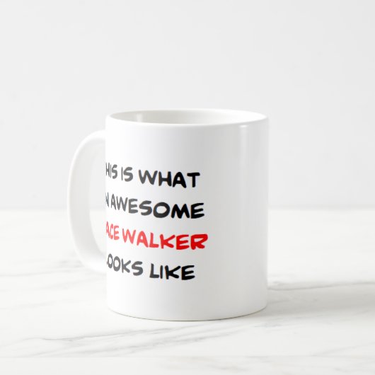 Mug marcheur de course, extraordinaire (Devant gauche)