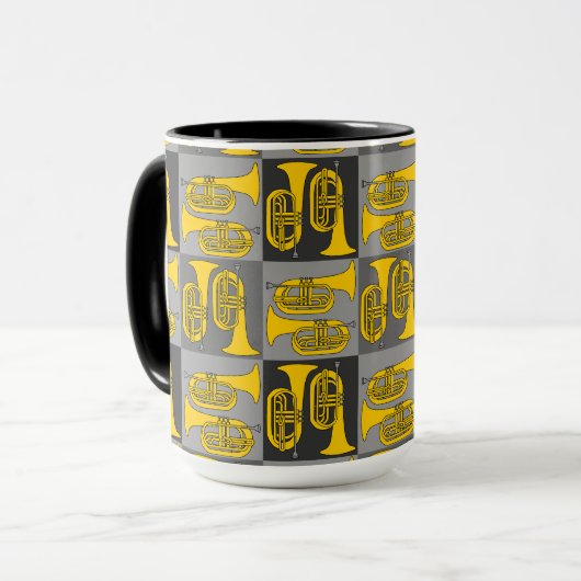 Mug Marching Baritone Crosshatch (Devant gauche)