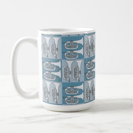 Mug Marching Baritone Crosshatch (Gauche)