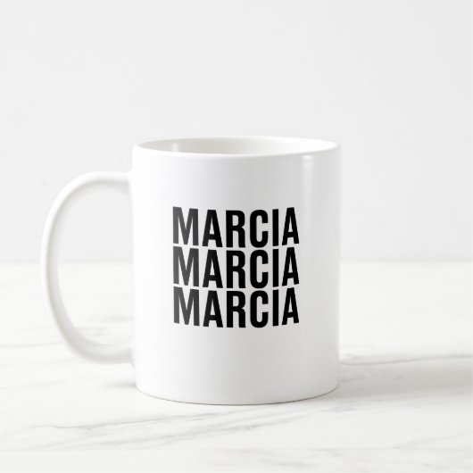 Mug Marcia. Marcia. Marcia. (Gauche)